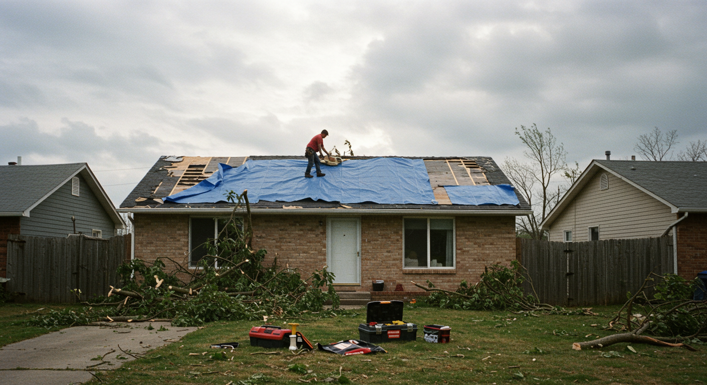 home wind damage repair