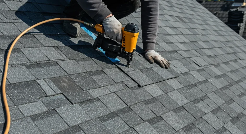 Installing the Roofing Material