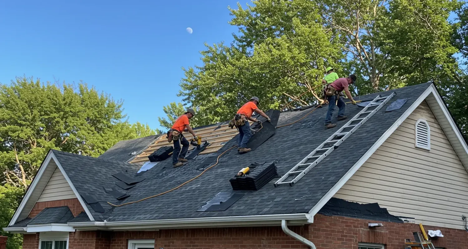 Roofing step by step